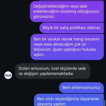 Ölçü Belirleme Ve İade Sözleri Tutulmayan Halı Alışverişi
