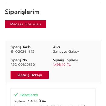 Geciken Kargo Ve Yetersiz Müşteri Hizmeti