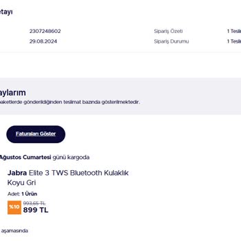 Kayıp Kargo Ve Yetersiz Destek: Teknosa'dan Çözüm Bekliyorum