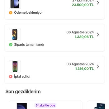 Alışveriş Kredisi Onaylanmıyor Ve Sipariş İptal Edilemiyor