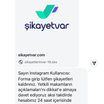 Instagram Hesabımın Kapatılacağına Dair Gelen Mesaj