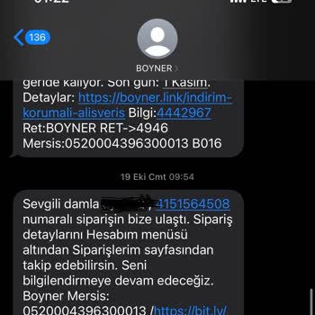 Boyner'den Sipariş Verdim, Ürün Nerede?