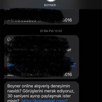 Boyner'den Sipariş Verdim, Ürün Nerede?