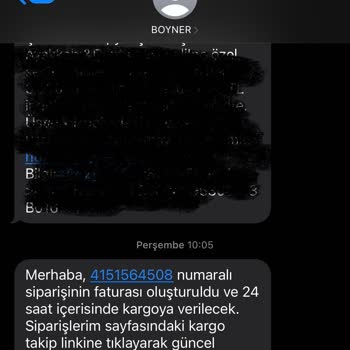 Boyner'den Sipariş Verdim, Ürün Nerede?