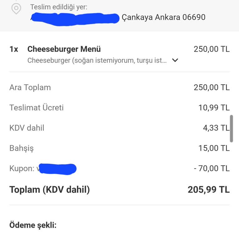 Yemeksepeti'nde Yanlış Teslimat Ve Müşteri Hizmetleri Hayal Kırıklığı