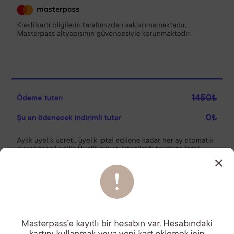 Frink Ve Masterpass Eşleşme Sorunu