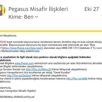 Pegasus Airlines Mağduriyeti: İptal Edilen Uçuş Ve Cevapsız Talepler