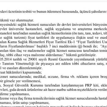 Yanıltıcı PRP Tedavisi Ve Şüpheli İlaç Kullanımı