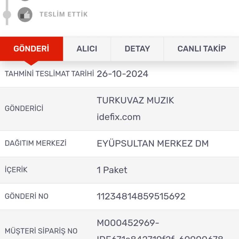 Ertesi Gün Teslimatında Yaşanan Gecikme Ve İletişim Sorunları