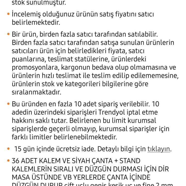 Eksik Ürün Ve Yanlış Bilgilendirme Sorunu
