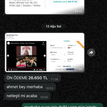 Vize Sorunu Nedeniyle İptal Olan İtalya Turu