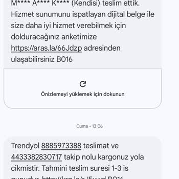 Aras Kargo'nun Teslimat Sorunları
