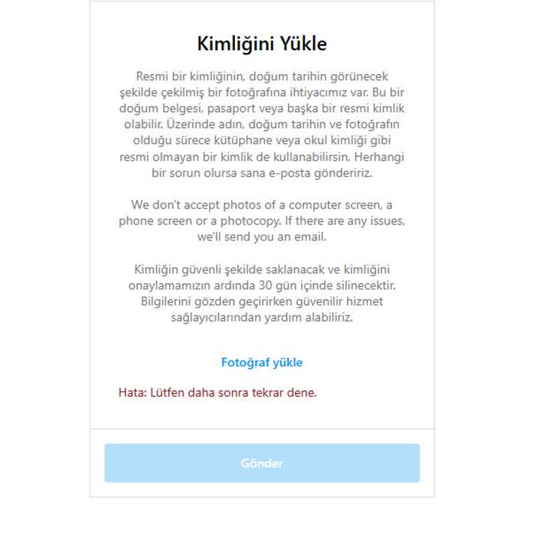 Instagram Hesabım Askıya Alındı Ve Kimlik Doğrulaması Yapamıyorum!