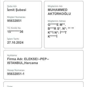 Hesaptan İzinsiz Para Çekimi Mağduriyeti