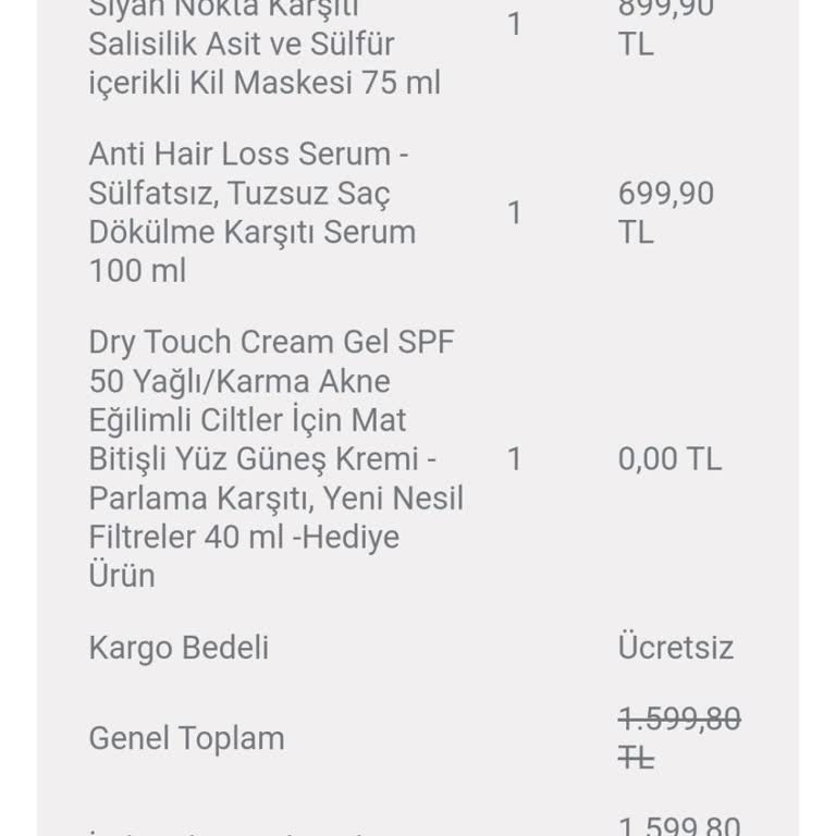 Eksik Ürün Ve Yetersiz Müşteri Hizmetleri