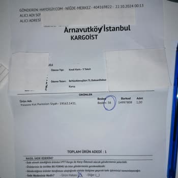 Haydigiy Sitesinde İade Sorunları Ve Beden Uyumsuzluğu