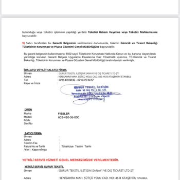 Fissler Düdüklü Tencere Basınç Sorunu Ve Müşteri Hizmetlerine Ulaşamama