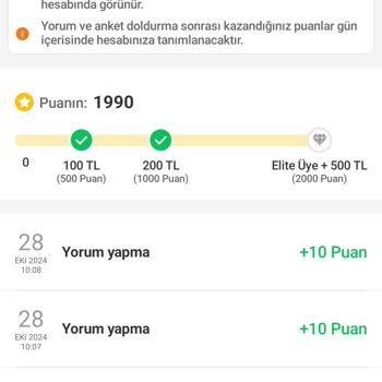 Trendyol Elite Üyelik Puan Sorunu Ve Müşteri Hizmetleri Eksikliği