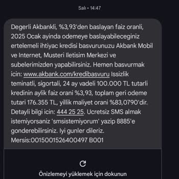 Akbank'ın Ön Onaylı Kredi Yanıltmacası Ve Müşteri Hizmetleri Sorunu