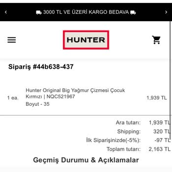 Hunter Yanıltıcı Site Ve Fazla Ücret Çekimi Mağduriyeti