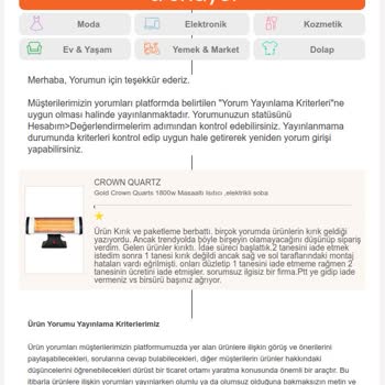 Trendyol Yorum Sansürü: Müşteri Yanıltma