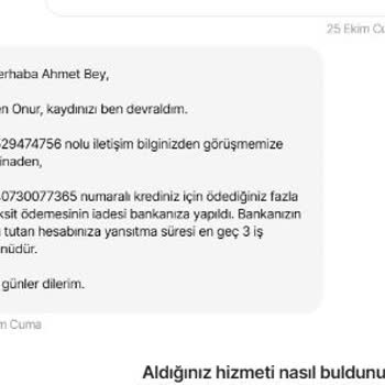 Yanlış Gönderilen Kredi Ödemesi Mağduriyeti