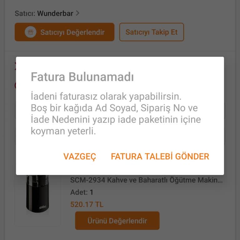 Trendyol'da Fatura Sorunu: Destek Alamıyorum!