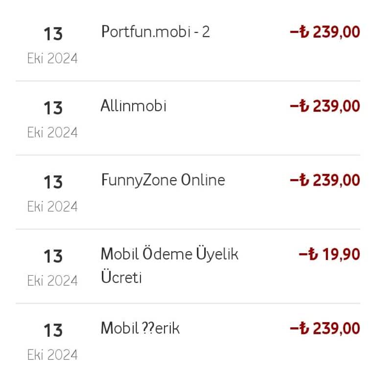 Mobil Ödeme Hatası Ve Haksız Ücretlendirme