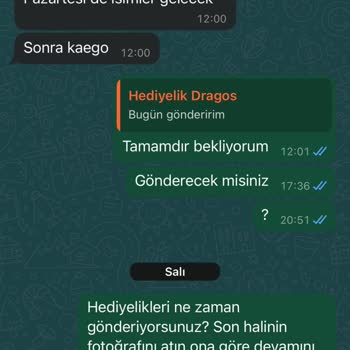 Bebek Hediyelikleri Hala Ulaşmadı Paramı Geri Verin