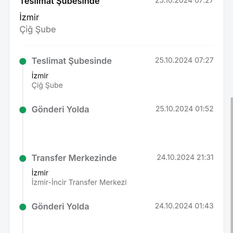 Kargo Teslimatında Sürekli Aksaklık