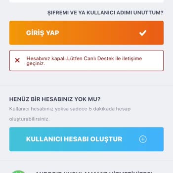 Kapanan Hesap Ve Ödenmeyen Kazançlar