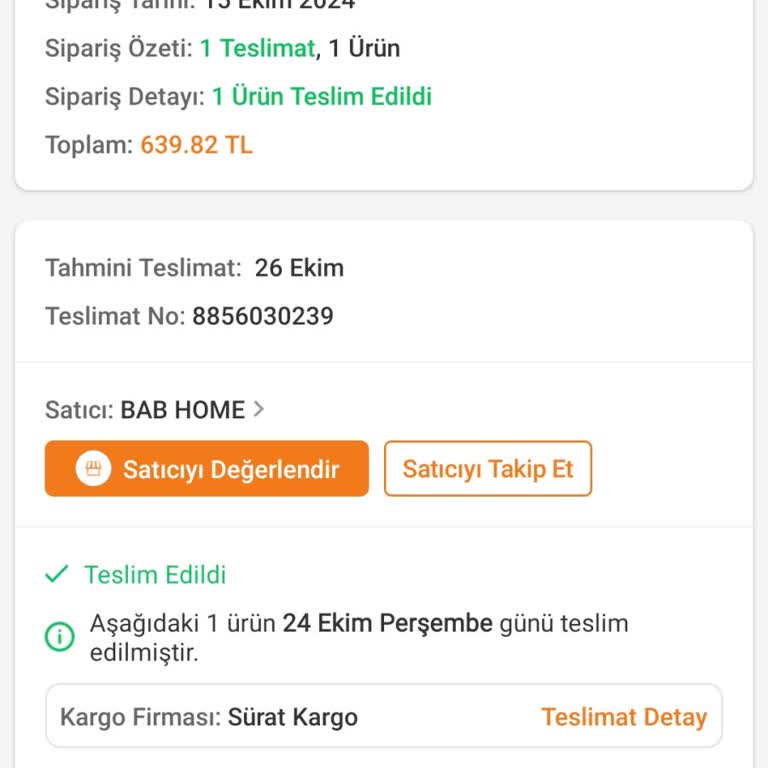 Teslim Edilmeyen Kargo Ve İletişim Sorunları