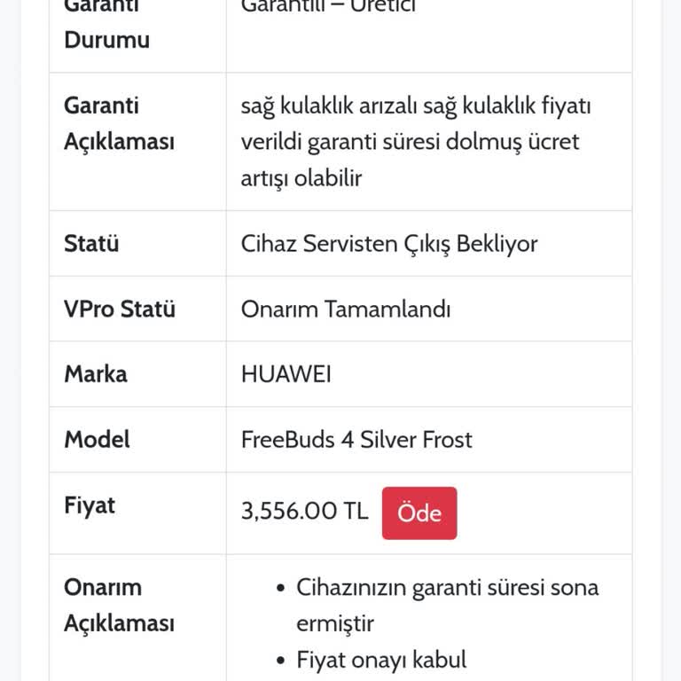Huawei FreeBuds 4 Kulaklık Fiyatlandırma Sorunu