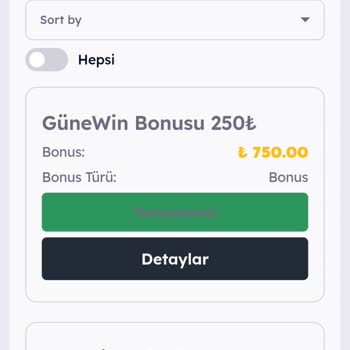 Betewin Kazandığım Ödemenin Yapılmaması