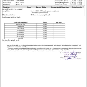 Tahlil Sonuçlarında Gizemli Değişiklik