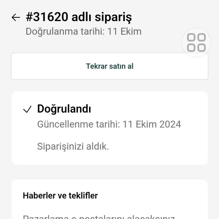 Sipariş Gecikmesi Ve İletişim Sorunu
