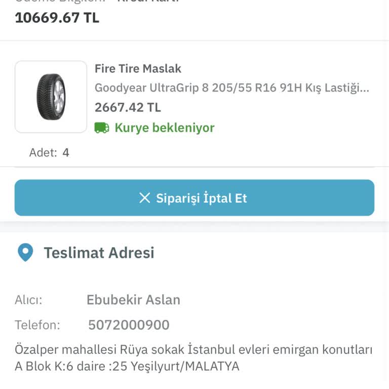 Kış Lastiği Siparişim Neden Gönderilmiyor?