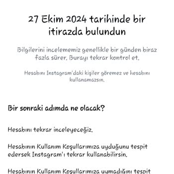 Instagram Hesabım Haksız Yere Kapandı Ve İtiraz Süreci Belirsiz
