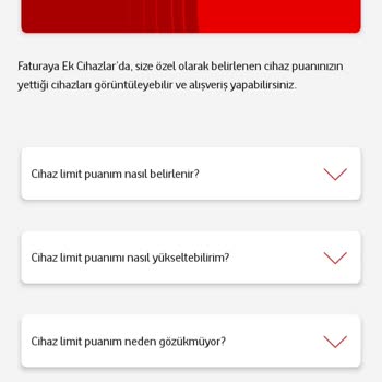 Fatura Ek Cihaz Limiti Sorunu