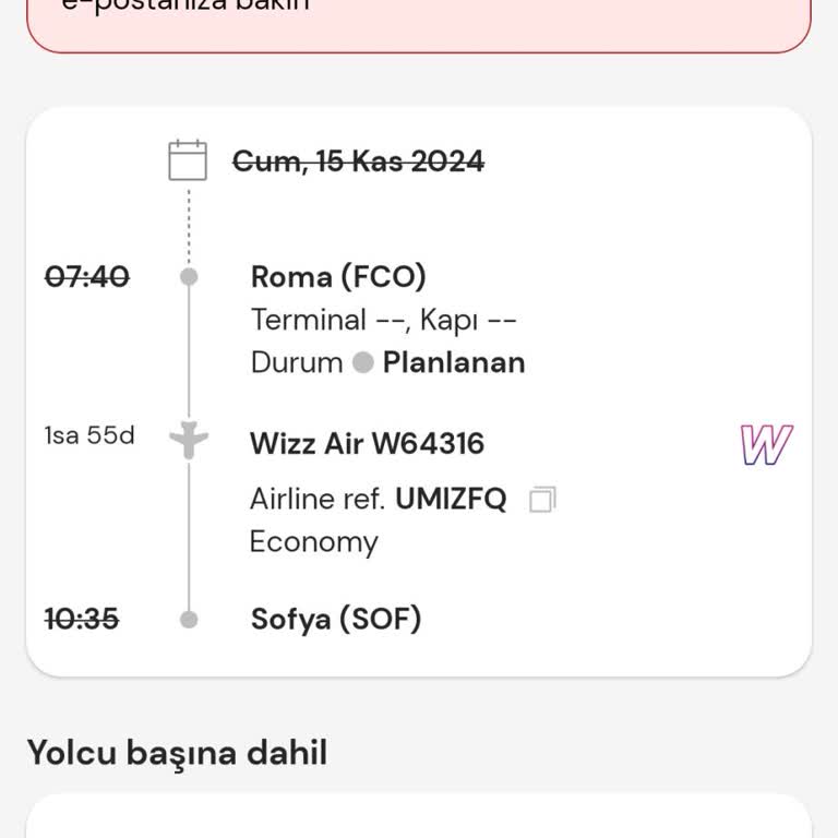 İptal Güvencesiyle Aldığım Biletin İadesi Yapılmıyor