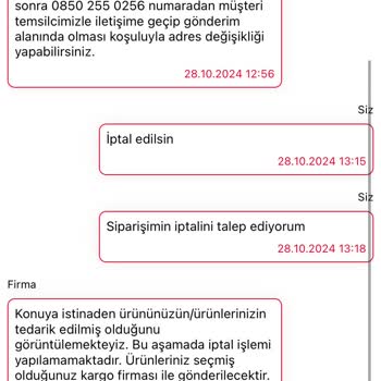 Adres Güncelleme Ve İptal Sorunu: Müşteri Hizmetleri Yetersizliği