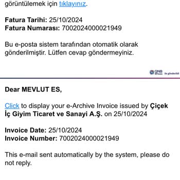 Armani Mont Siparişimde Bilgi Eksikliği Ve Yanlış Ürün Kaydı