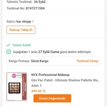 Eksik İletişim Ve Hasarlı Ürün Sorunu