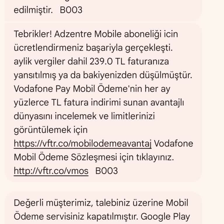 Allinmobi Hatalı Abonelik Ücreti Ve İletişim Sorunu