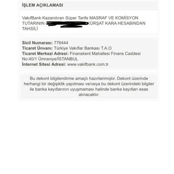 VakıfBank'tan Usulsüz Kesintiler Ve İade Talebi