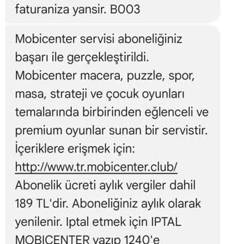 İzinsiz Aboneliklerle Karşı Karşıya: Vodafone'dan Beklenmedik Faturalandırma