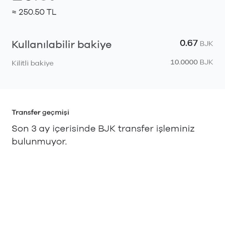 BJK Token İşlemlerinde Yaşanan Sorunlar