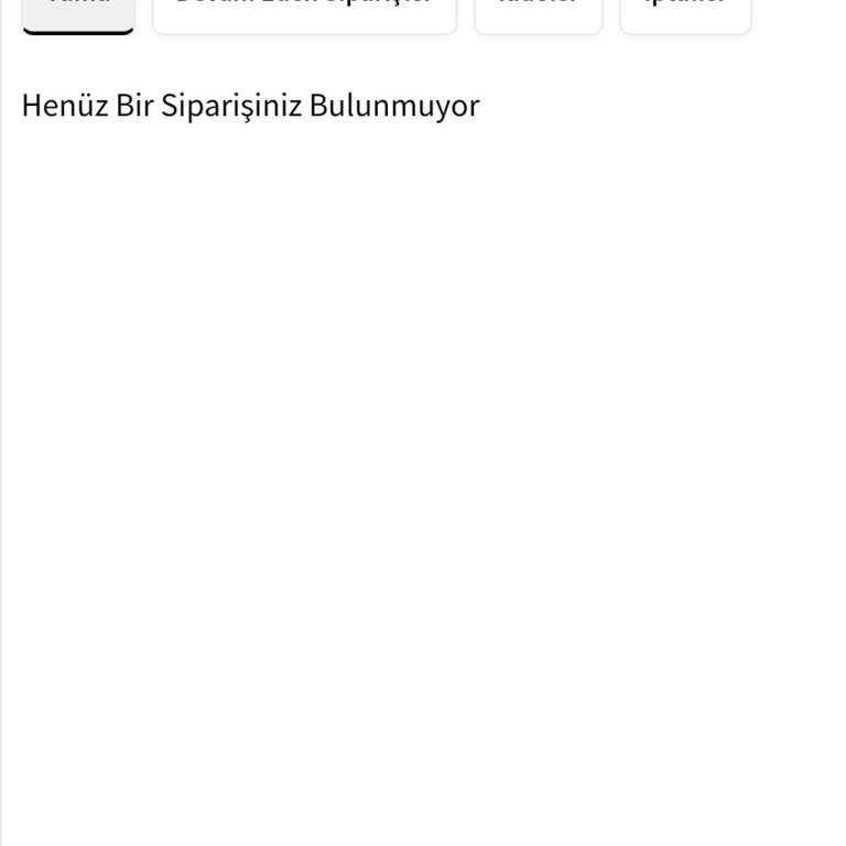 Sipariş Görünmüyor Ve İletişim Sorunu