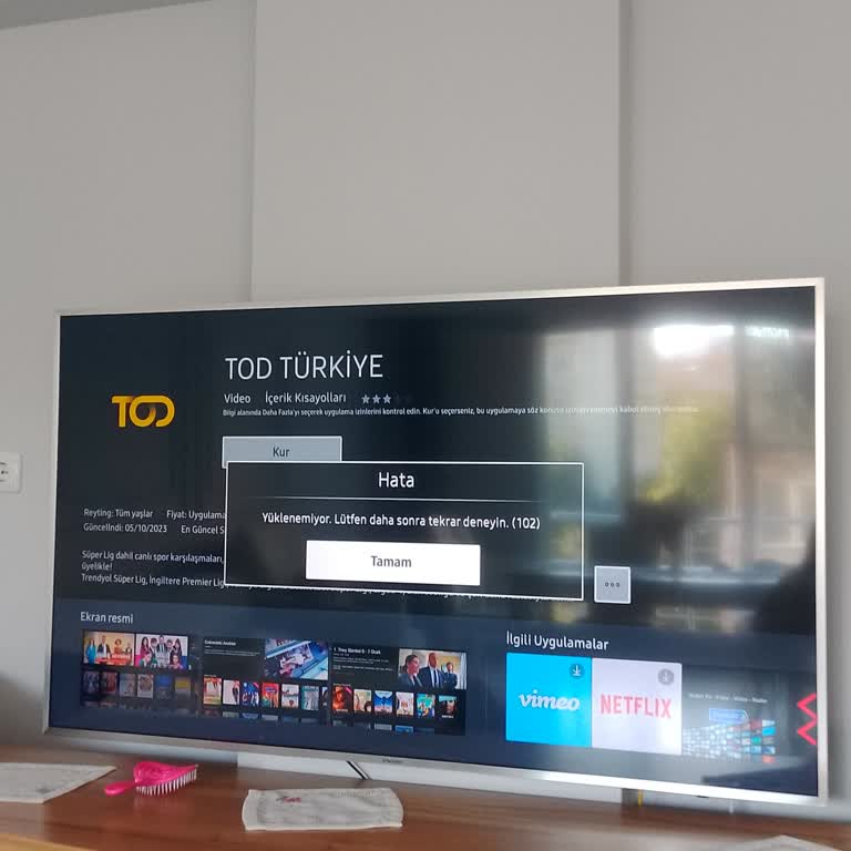 Samsung TV Uygulama Yükleme Sorunu
