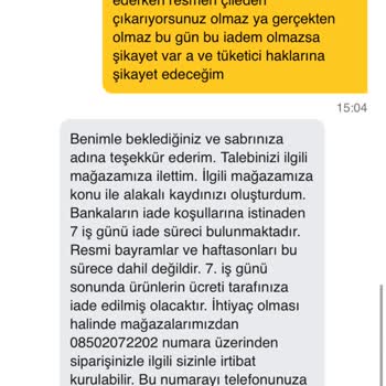 Migros'un İade Sürecindeki Sorumsuzluğu